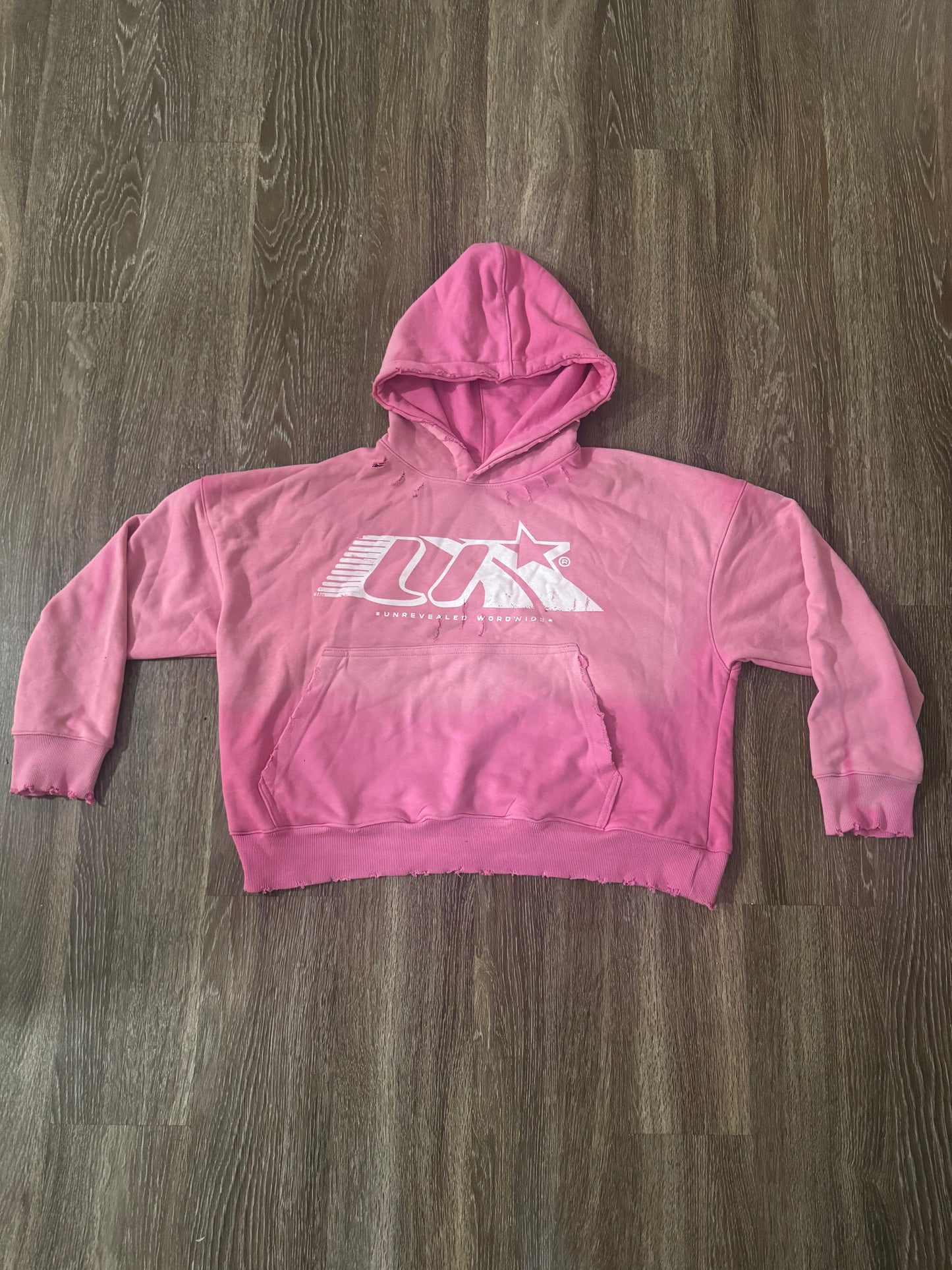 Unrevealed Sun Dried pink hoodie